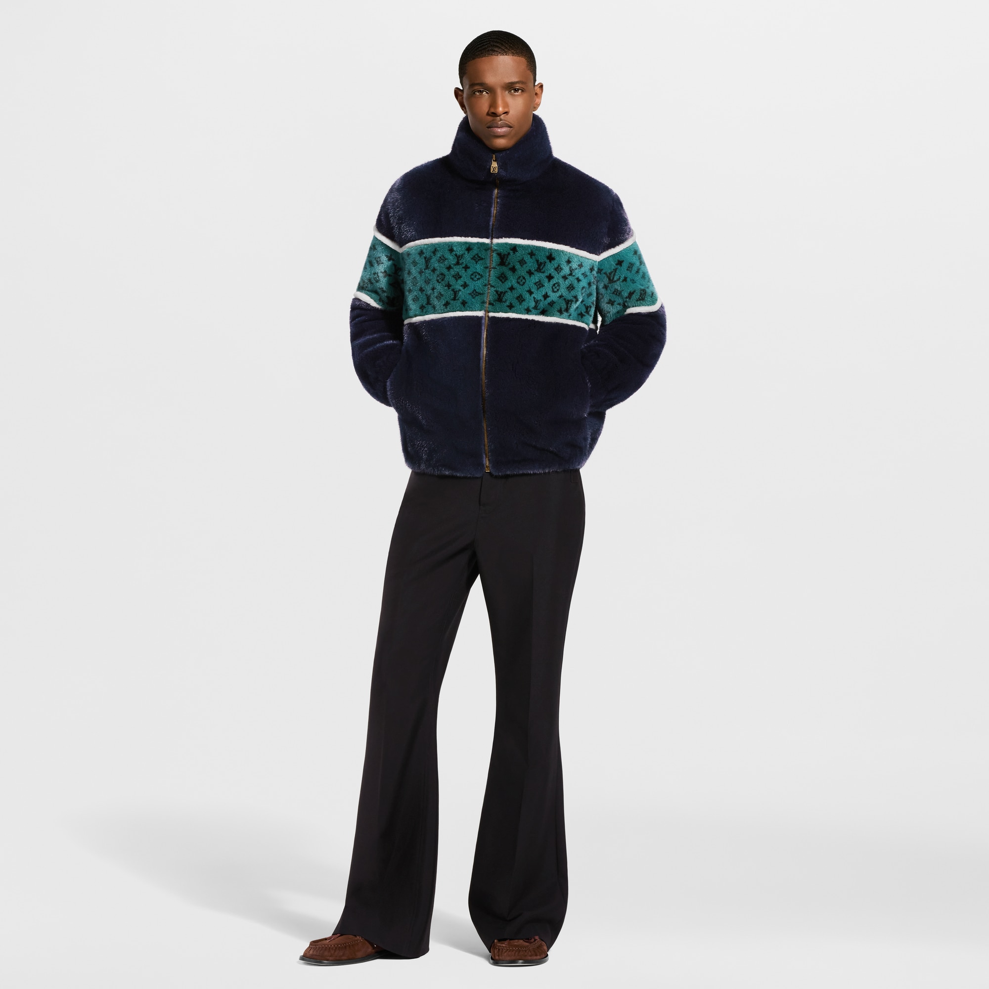 Mink Track Top - Ready-to-Wear | LOUIS VUITTON